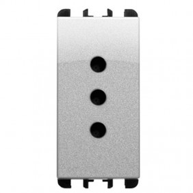 Prise électrique 10A 230V Urmet Simon Nea 10301AL