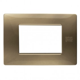 Placca Urmet Simon Nea Flexa 3 moduli bronzo...