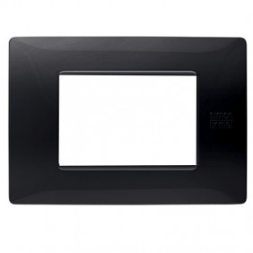 Placca Urmet Simon Nea Flexa 3 moduli nero...