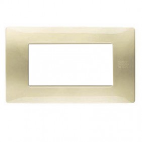 Placa Urmet Simon Nea Flexa 4 módulos oro...