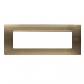Placca Urmet Simon Nea Flexa 7 moduli bronzo...
