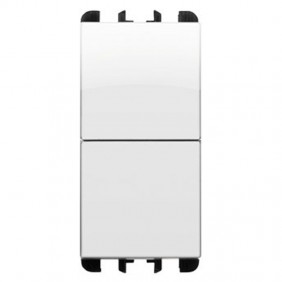 Pulsanti Urmet Simon Nea  1P NO+ 1P NO bianco...