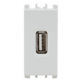 Urmet Simon Nea Usb socket 5V 2,1A white 10330.B