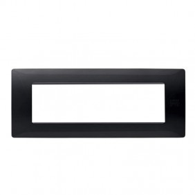 Placca Simon Urmet Flexa 7 moduli nero assoluto...