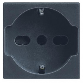 Legrand Vela anthracite 10/16A two-way schuko...