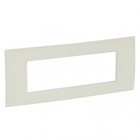 Legrand placa Vela cuadrada esmalte blanco 6...