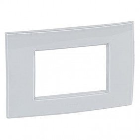 Placca Legrand Vela quadra grigio metallizzato...