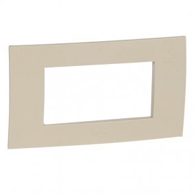 Legrand Vela plate square ivory 4 modules 685801