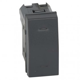 Switch Legrand Vela Scura 1P 10A 683076