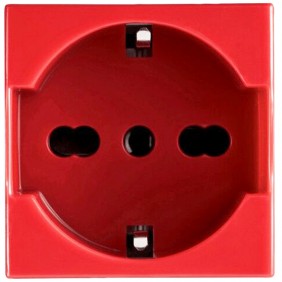 Bocchiotti bivalent schuko socket 2P+E 10/16A...