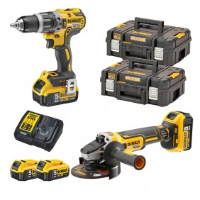 KIT DeWALT Trapano a percussione e...