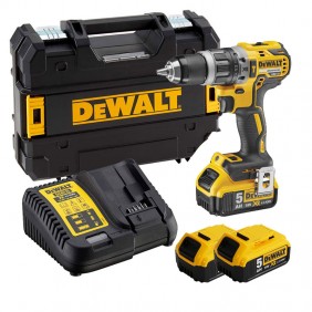 Taladro atornillador a batería DeWALT con 3...