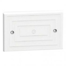 Placa ciega 3 módulos Arnocanali 83,5mm Blanco...