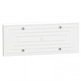 Placa ciega 6-7 módulos Arnocanali 100mm Blanco...