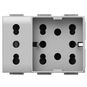 Universal double-bass and schuko 10/16A 3...
