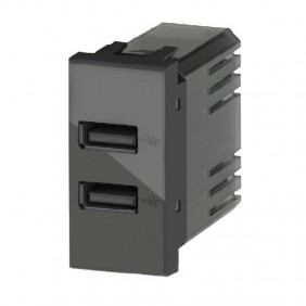 Presa doppia USB 4Box 2.4A per Bticino...
