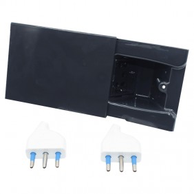 Concealed socket 4Box Hide 3 sliding modules...