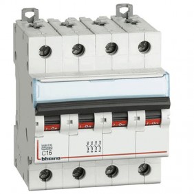 Bticino magnetotermico 4 poli 16A curva C 10kA...