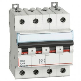 BTICINO circuit BREAKER 4 POLE 40A C CURVE 10kA...