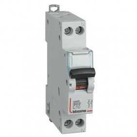 BTICINO circuit BREAKER 10A 1P+N 6 ka FN881C10