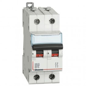 Circuit breaker, Bticino 2P 16A 10kA D Type 2...