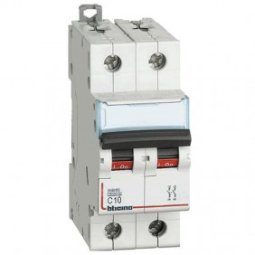 Interrupteur magnétothermique Bticino 2P 10A 6...