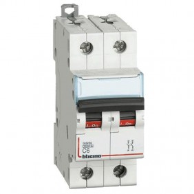 Circuit breaker, Bticino 2P 6A 6 ka Type C 2...