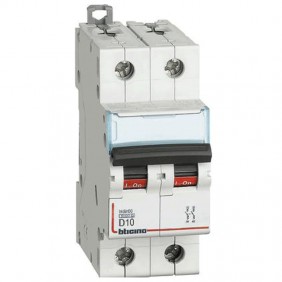 Circuit breaker, Bticino 2P 10A 6 D-Type 2 Modules