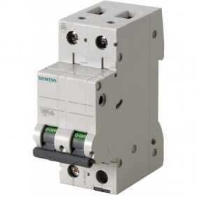 Leistungsschalter Siemens 2P 20A 6kA Typ C, für...