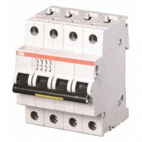Interruttore magnetotermico ABB S204P 4P 25A...