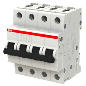 Circuito disyuntor ABB 4P 16A 4.5 kA Tipo C 4...