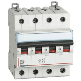 Bticino interruptor de circuito-4P D 16A 6 ka,...
