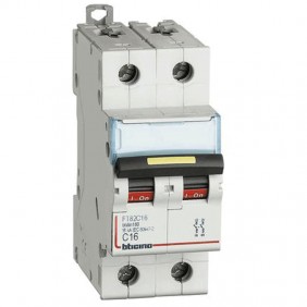 Bticino interruptor de circuito 2P C 16A 16kA 2...