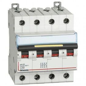 Bticino interrupteur magnétothermique -4P C 50A...
