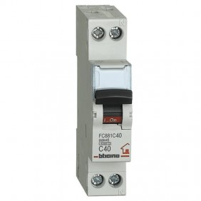 Breaker, Bticino breaker 1P+N 40A 1 form FC881C40