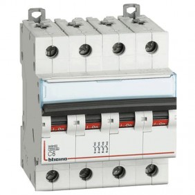 Interruttore Bticino magnetotermico 4P C 6A 4...