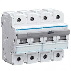 Leistungsschalter 4P Hager 100A 10KA C 6 module...