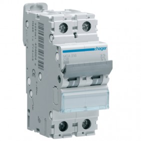 Circuit breaker Hager 2P 16A 6 KA C 2 modules...