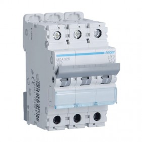 Mcb Hager 3P 25A 6K C 3 modules MCA325