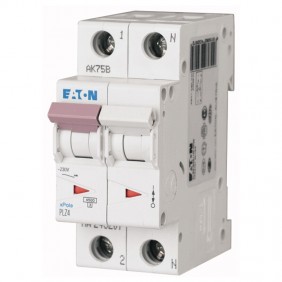 Circuit breaker-Eaton 32A 1P+N 4.5 KA 2 modules...