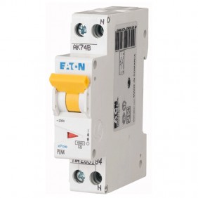 Circuit breaker-Eaton 25A 1P+N 4.5 KA 1 modules...