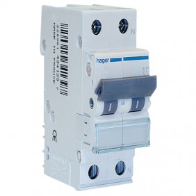 Leistungsschalter Hager 2P 40A 4,5 KA C 2...