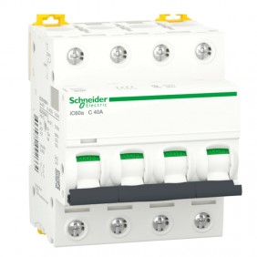 Circuit breaker-Schneider 4P 40A 4.5 KA C 4...