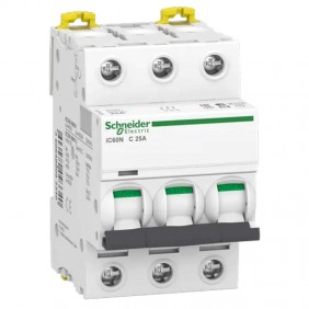 Interruttore magnetotermico 3P 25A 6KA C 3...