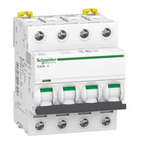 Interrupteur magnétothermique Schneider 4P 50A...