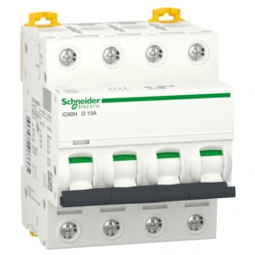 Interruttore magnetotermico Schneider 4P 10A...