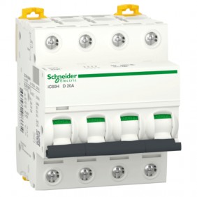 Interrupteur magnétothermique Schneider 4P 20A...