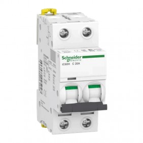 Circuit breaker-Schneider 2P 20A 10KA C 2...