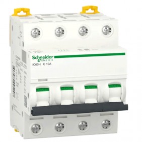 Interruttore magnetotermico Schneider 4P 10A...