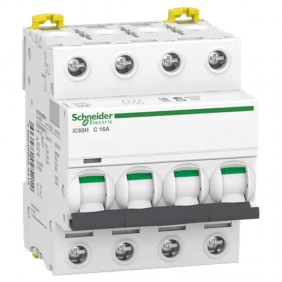 Interrupteur magnétothermique Schneider 4P 16A...